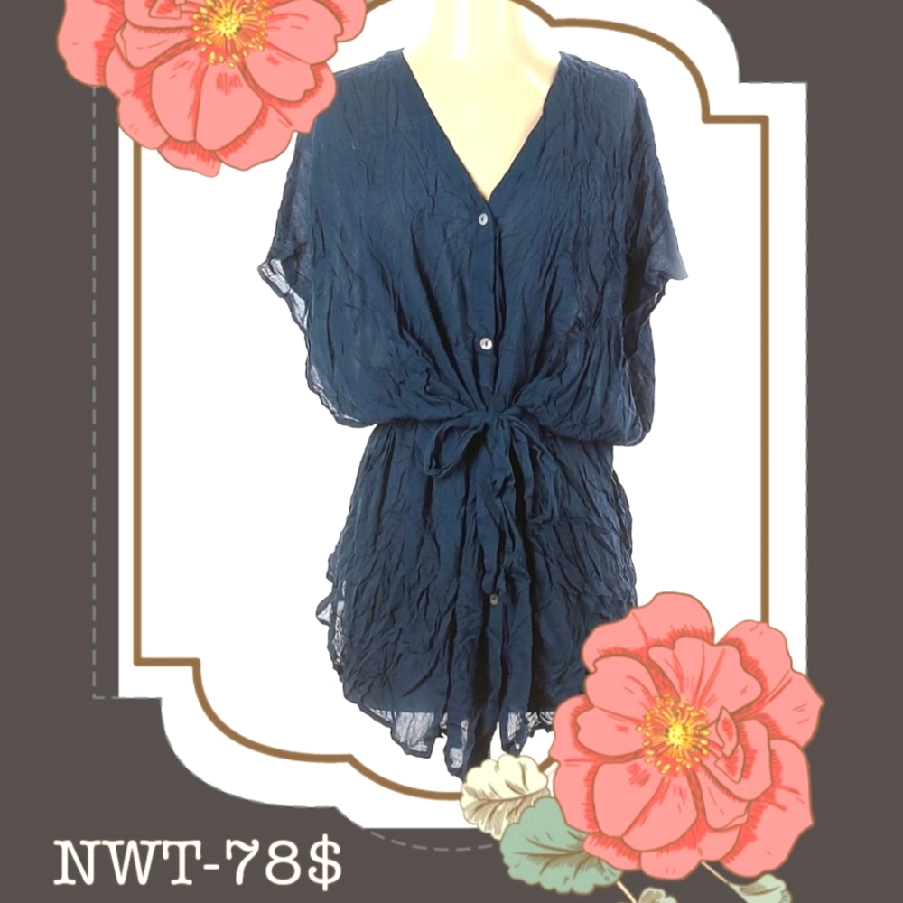 Carve Designs NWT Shirt sleeve Blouse - Summer Clothing Xx Small